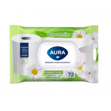 AURA влажная туалетная бумага NICE 72 шт. (целлюлоза)